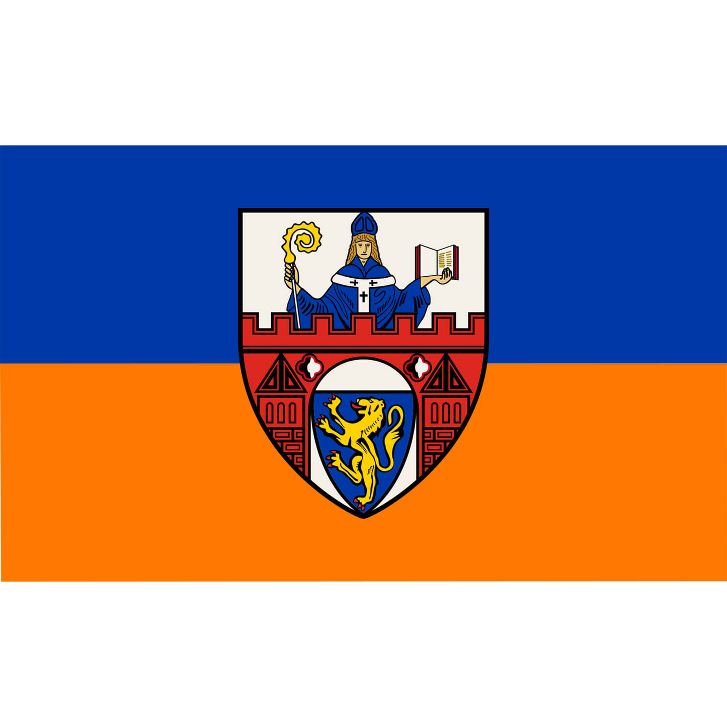 Flagge der Stadt Siegen