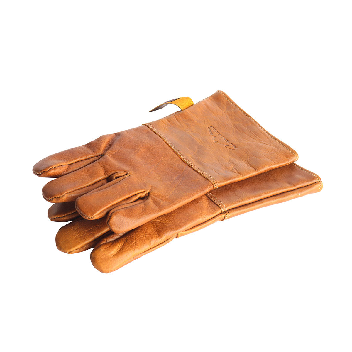 Grillhandschuhe Büffelleder, Farbe cognac