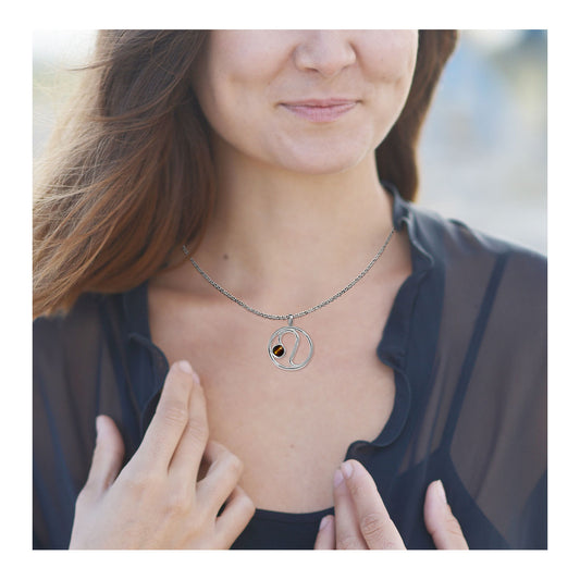 Kettenanhänger Sternzeichen Löwe, mit Kette