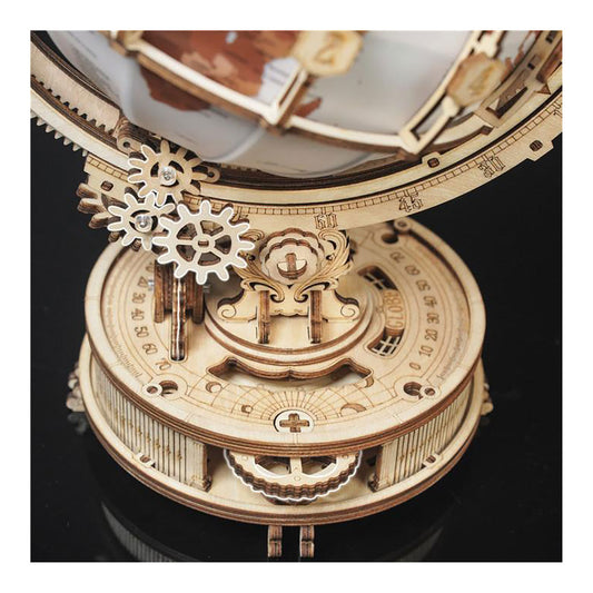 3D-Holzpuzzle, Globus, beleuchtet