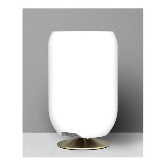 Leuchte & Lautsprecher & Getränkekühler, Atmos Silber gebürstet