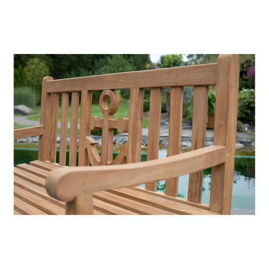 Teak-Gartenbank Anker