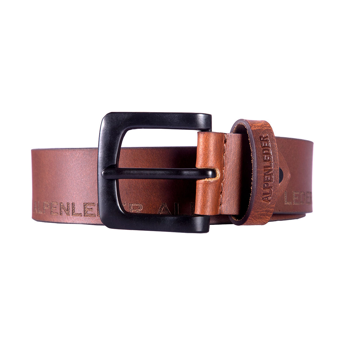 Ledergürtel ALPENLEDER, cognac, Gr. S – XL