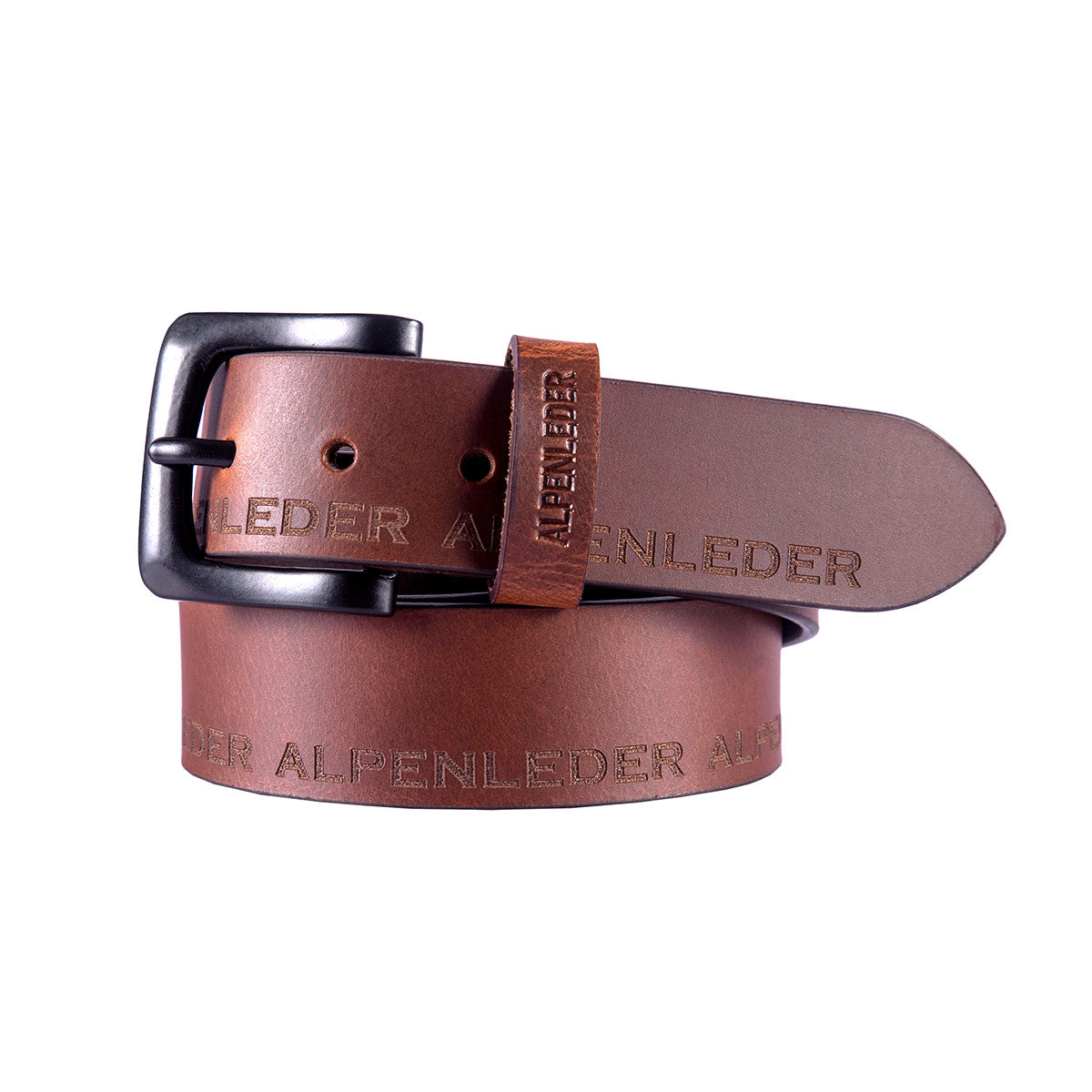 Ledergürtel ALPENLEDER, cognac, Gr. S – XL
