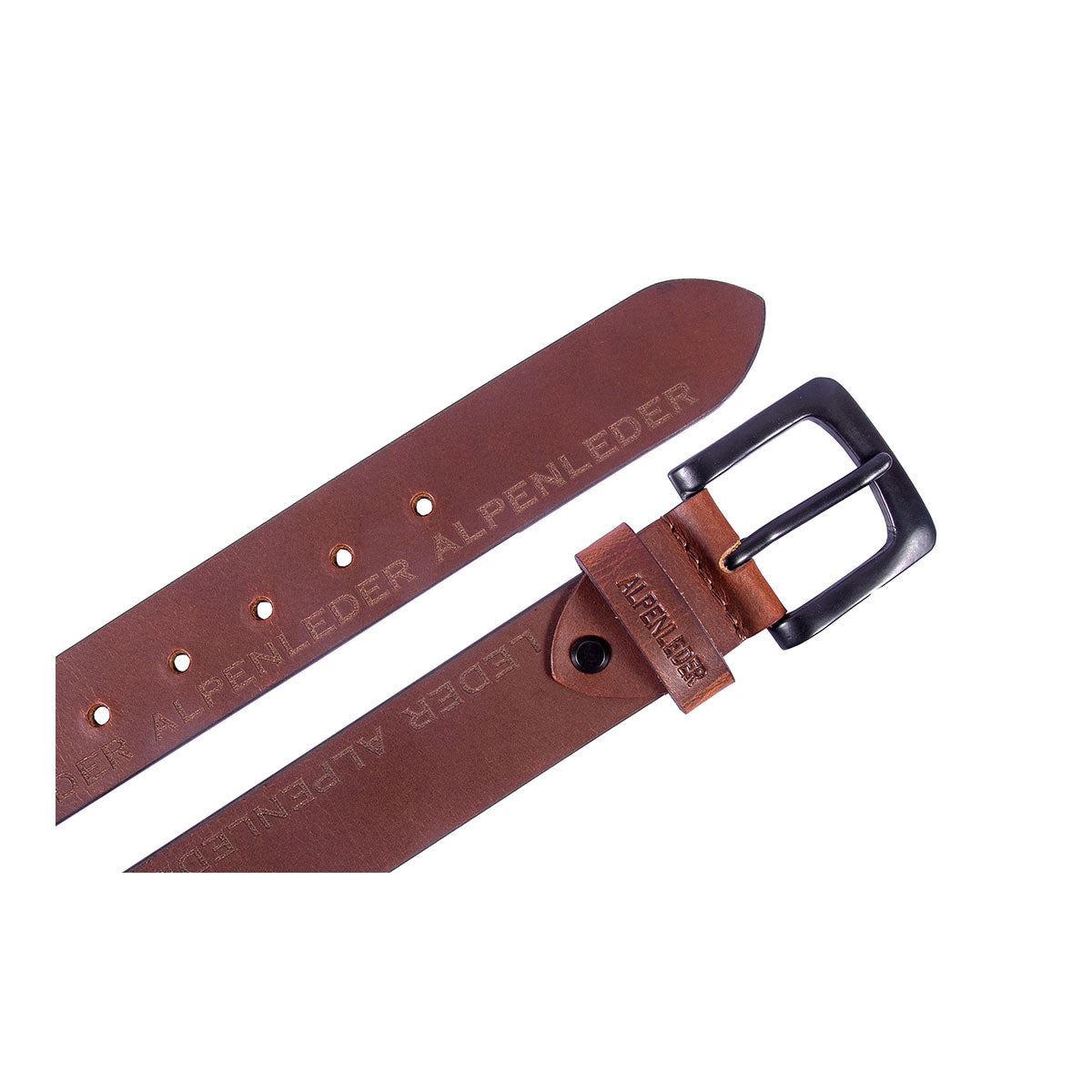 Ledergürtel ALPENLEDER, cognac, Gr. S – XL