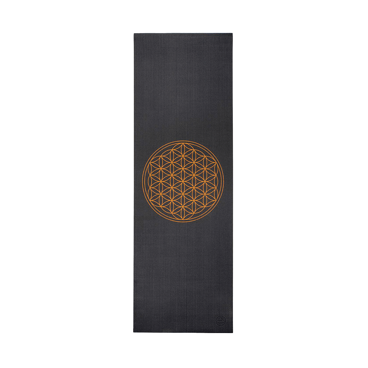 Yogamatte Blume des Lebens, anthrazit