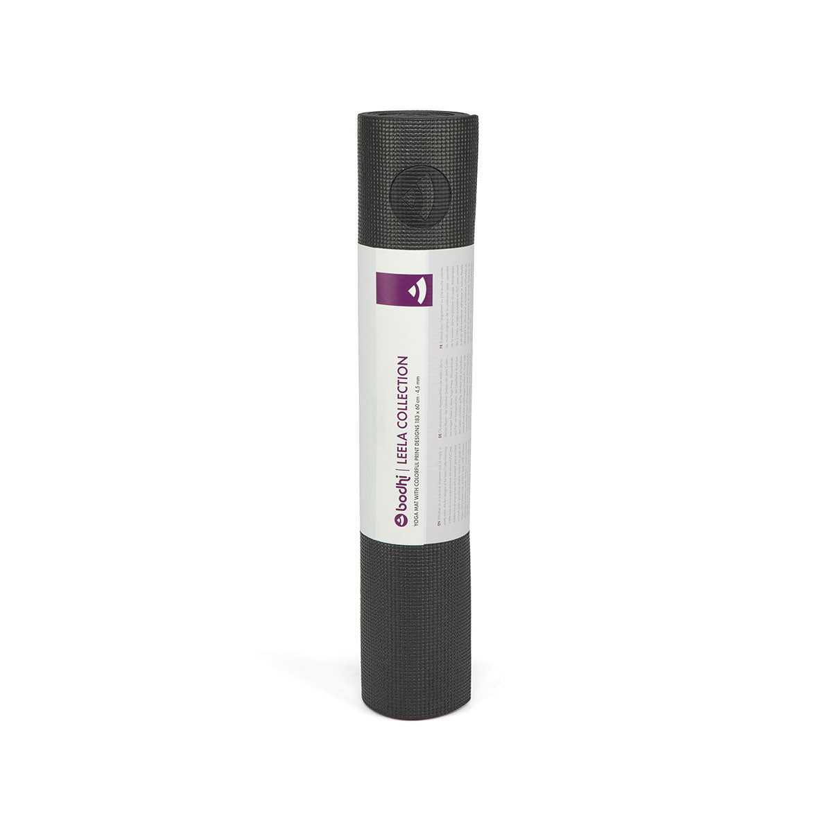 Yogamatte Blume des Lebens, anthrazit