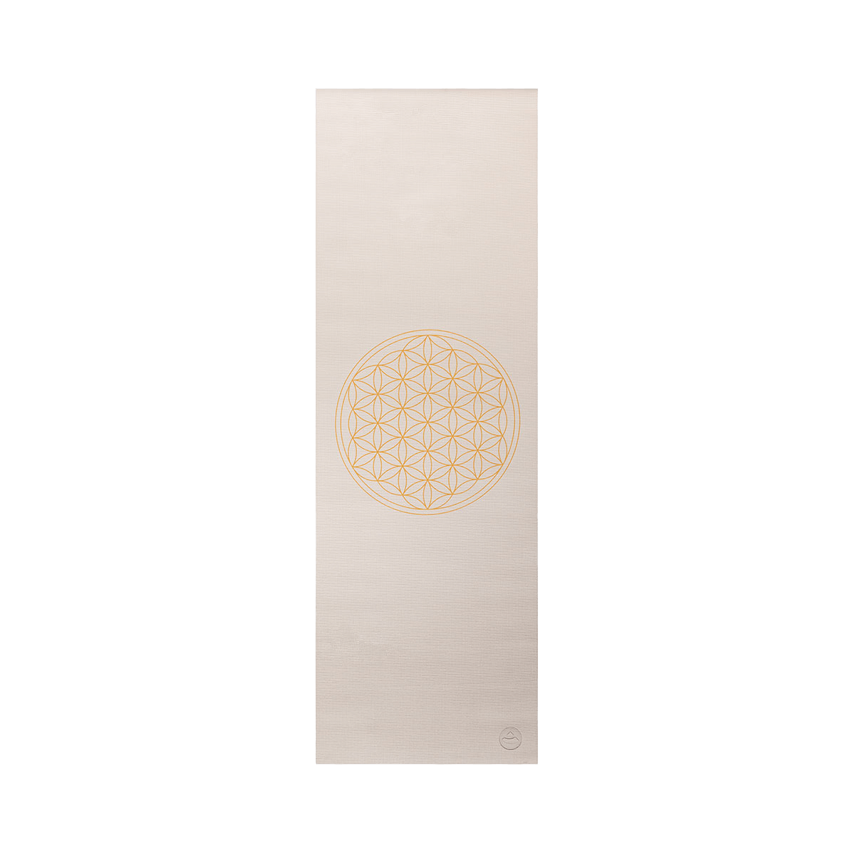 Yogamatte Blume des Lebens, silber