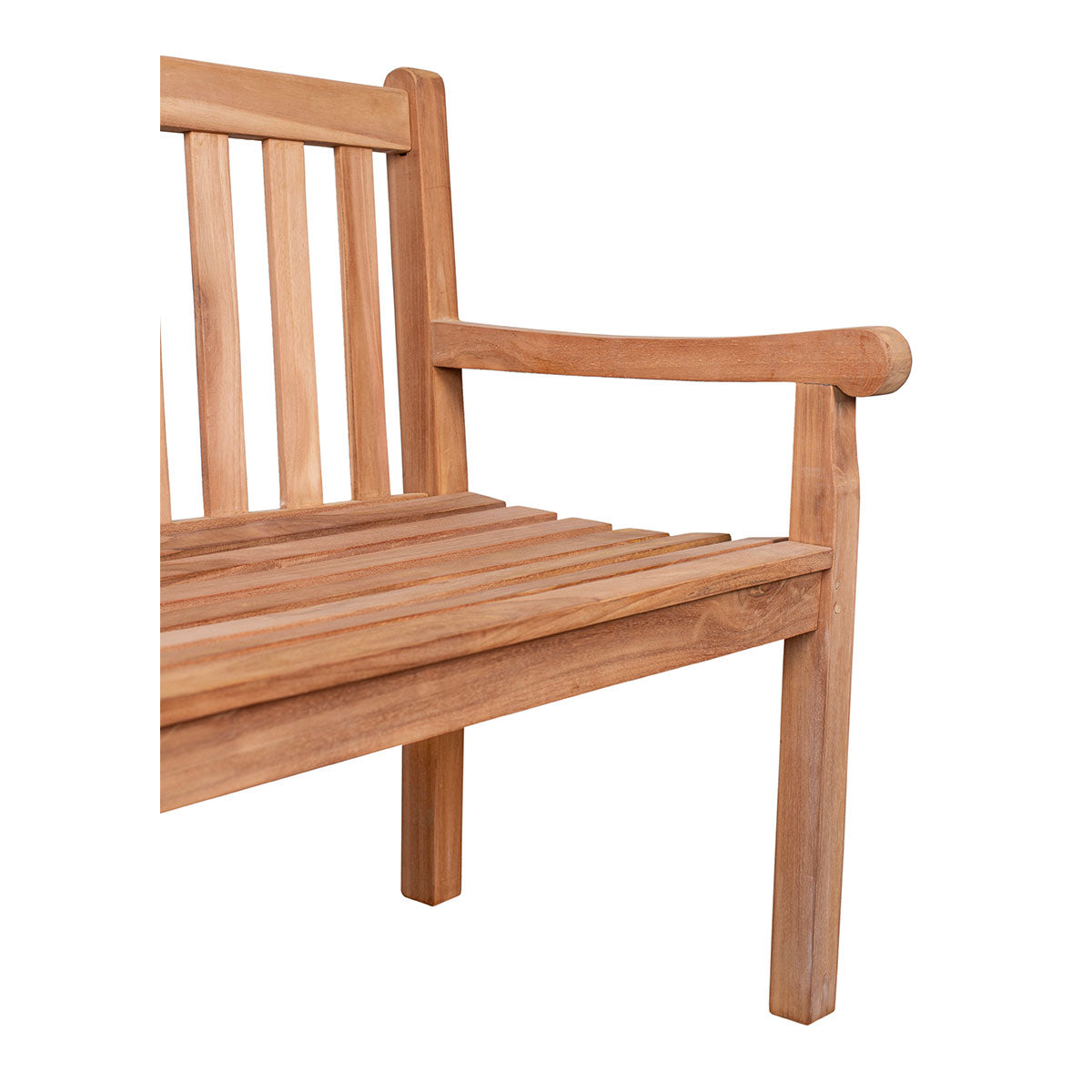 Teak-Gartenbank Kleeblatt