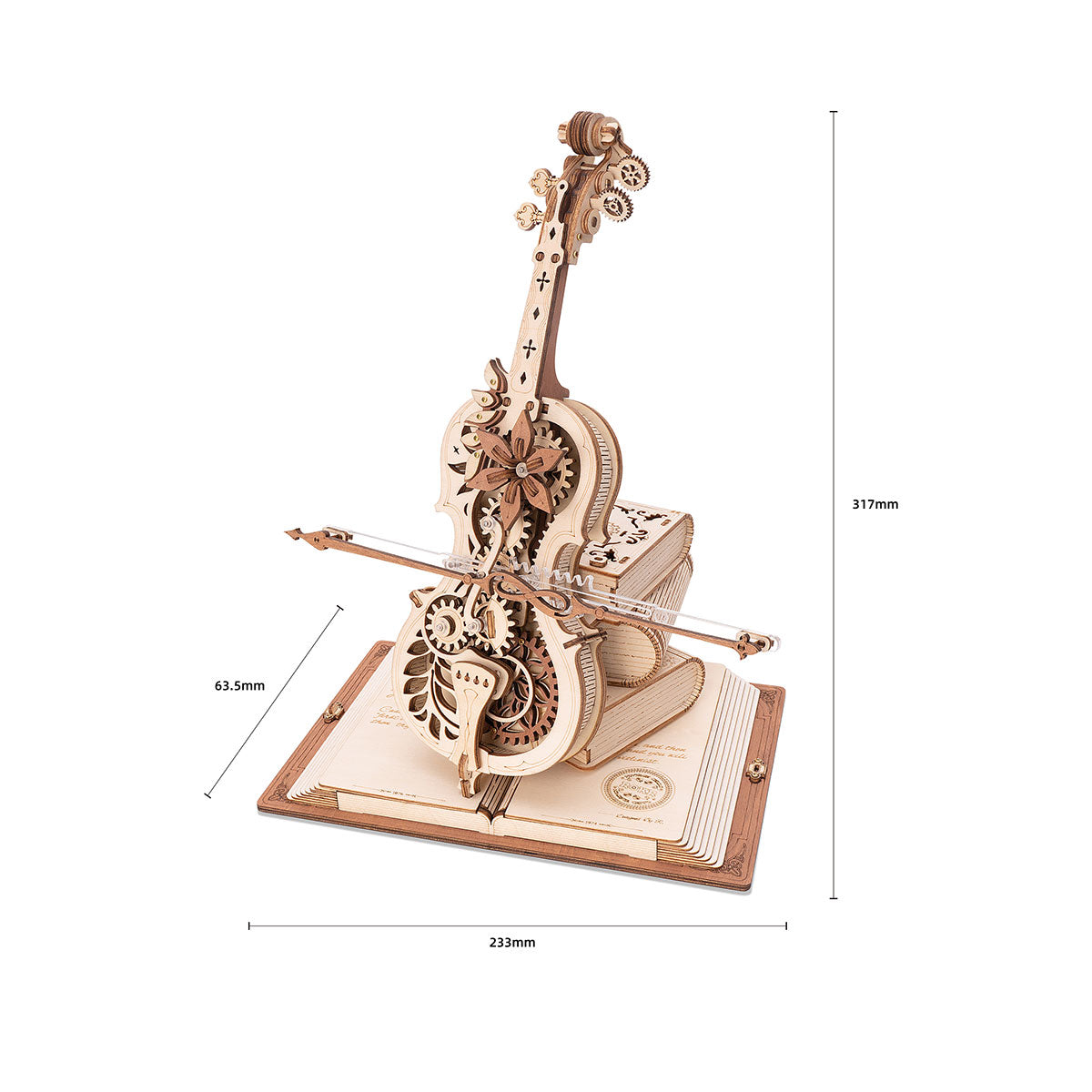 3D Holzpuzzle – Magic Cello