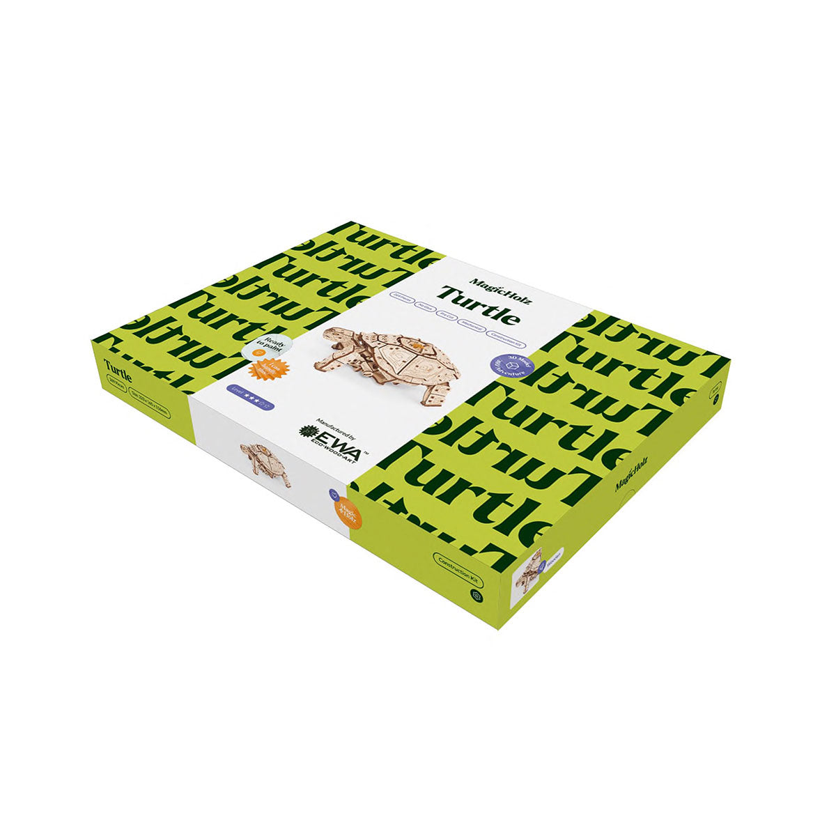 3D-Holzpuzzle, Mechanische Schildkröte