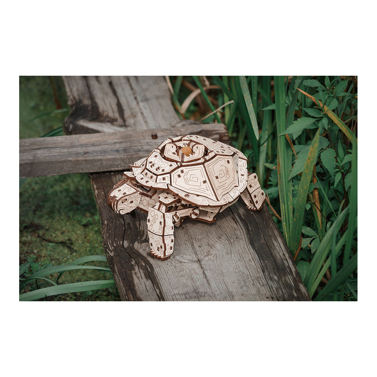 3D-Holzpuzzle, Mechanische Schildkröte
