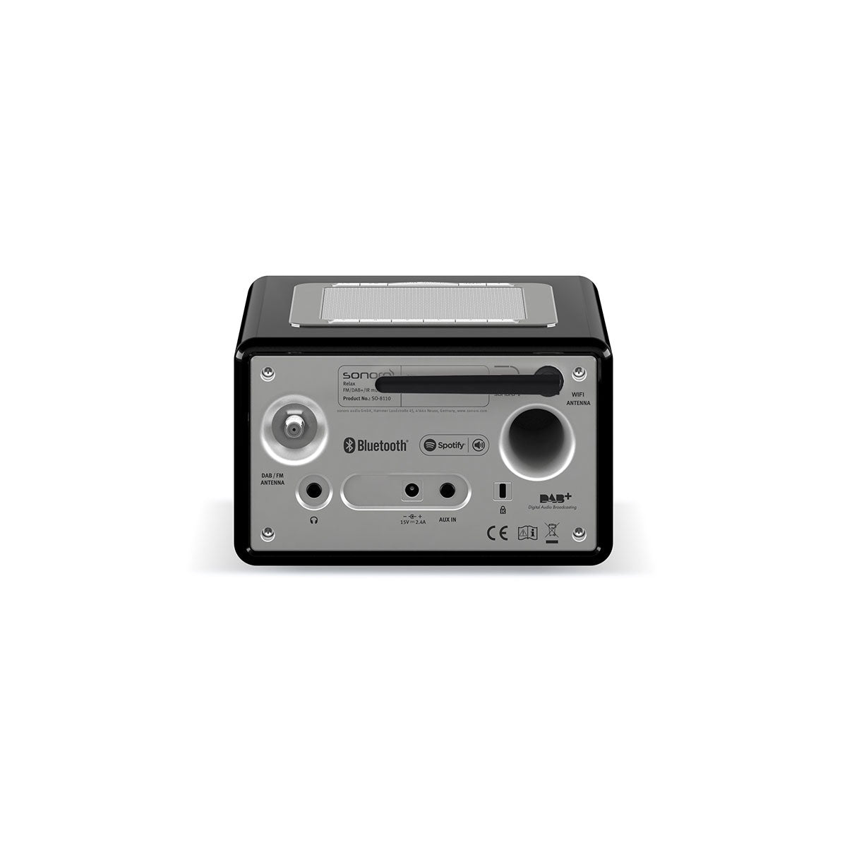 Relax Internetradio schwarz-silber