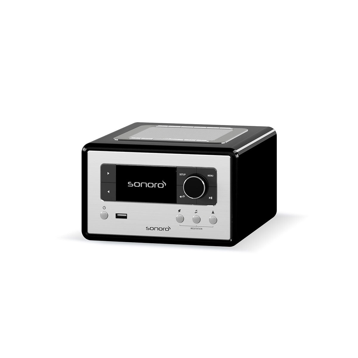 Relax Internetradio schwarz-silber