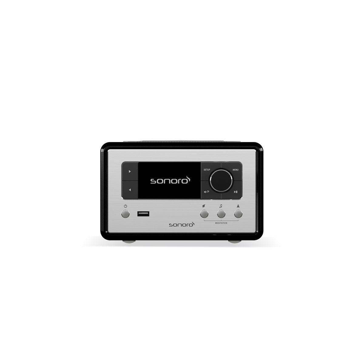 Relax Internetradio schwarz-silber