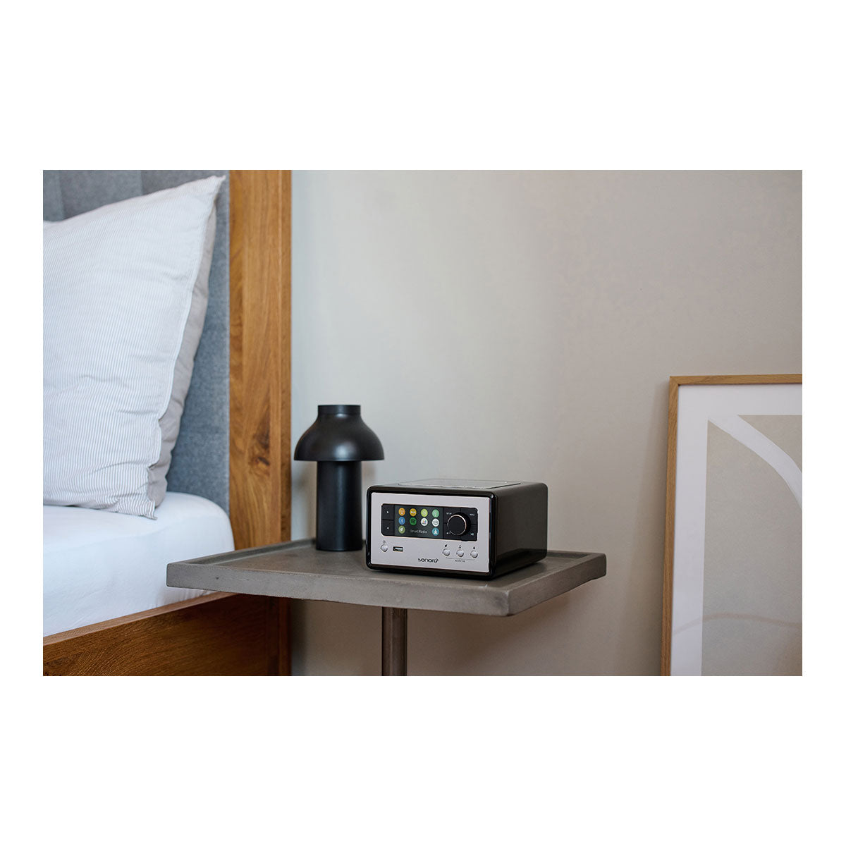 Relax Internetradio schwarz-silber