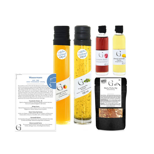 Geschenk-Set Sternzeichen Wassermann