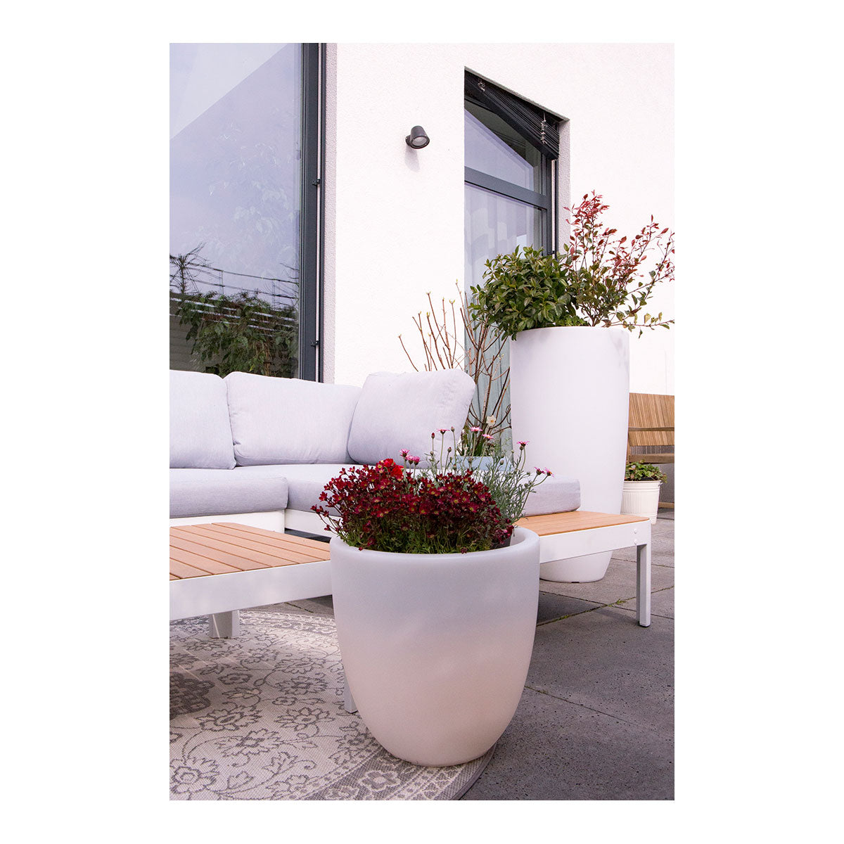 Beleuchteter Blumentopf S