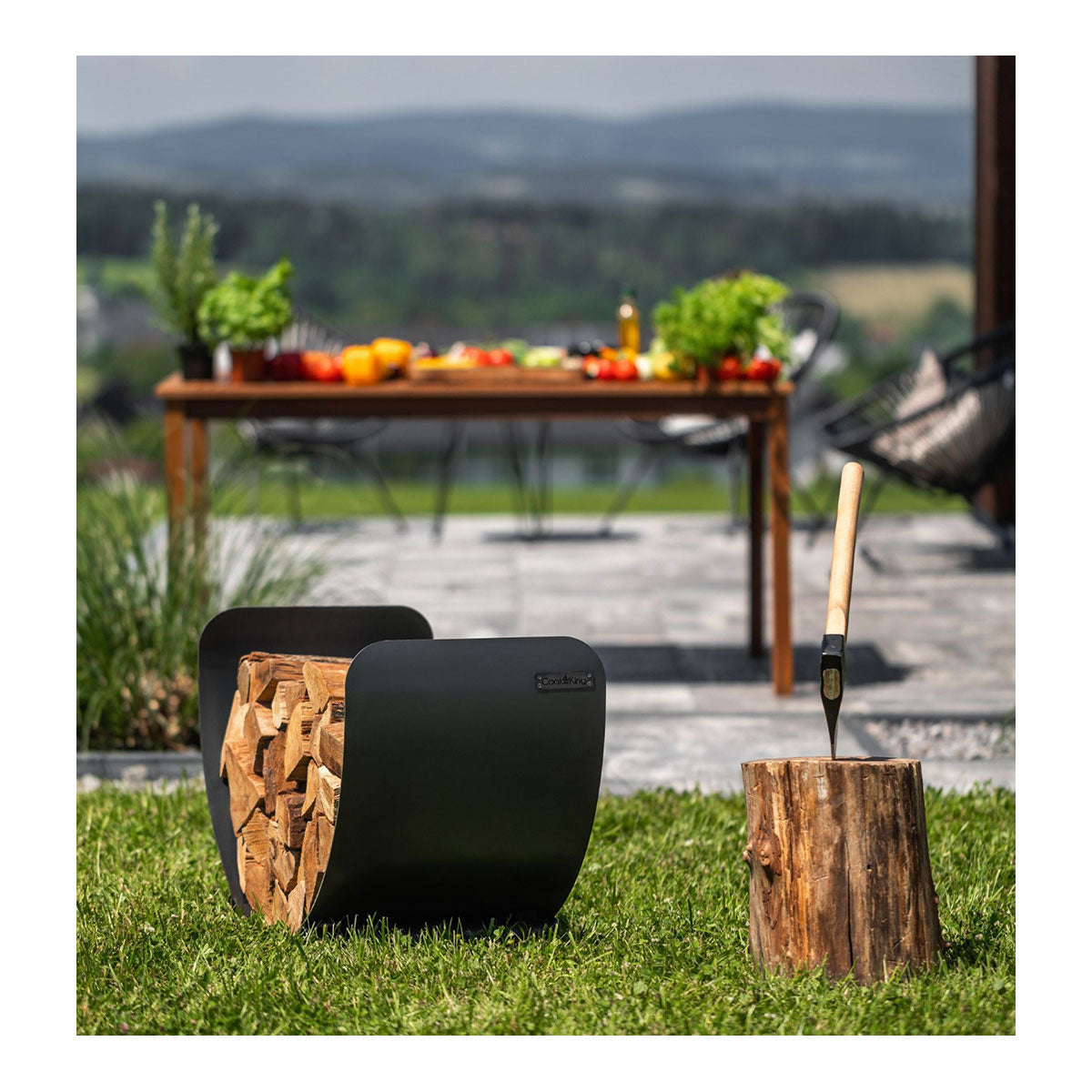 Kaminholzregal Ohio ‒ 70 cm