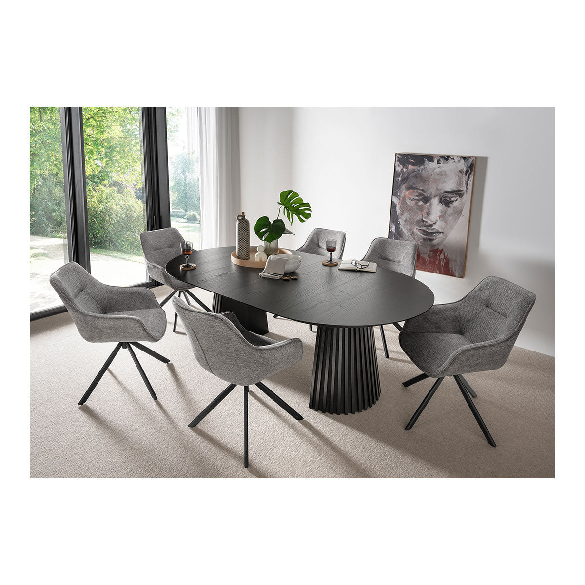 Sessel San Carlo hellgrau