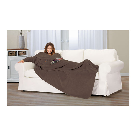 Ärmeldecke, dunkelbraun