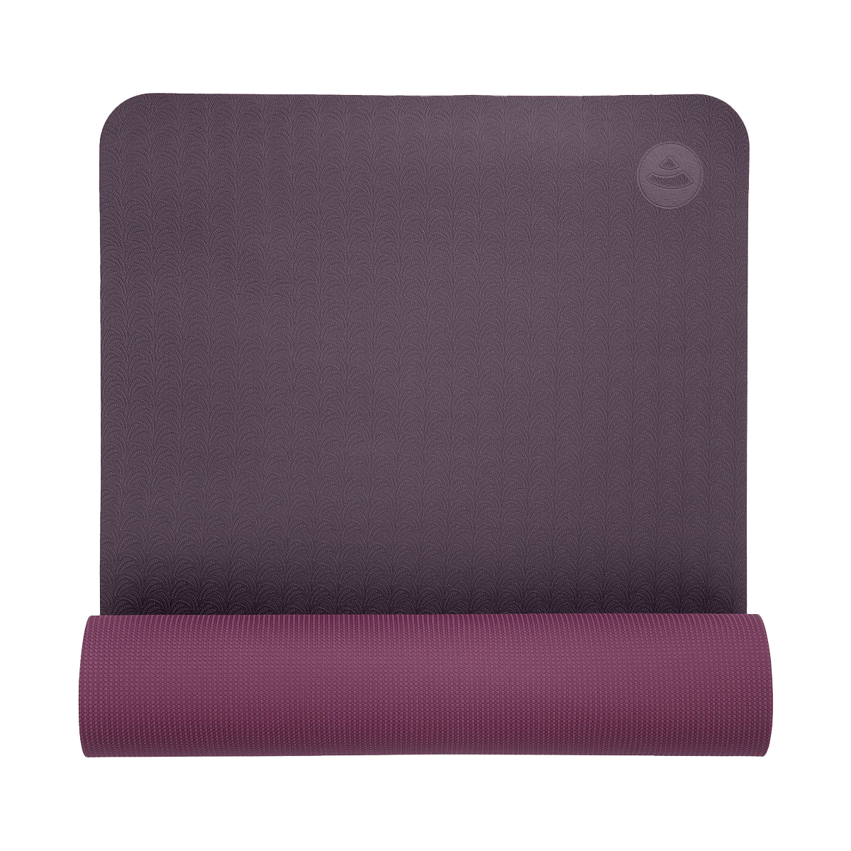 Yogamatte LOTUS PRO aubergine / hell aubergine