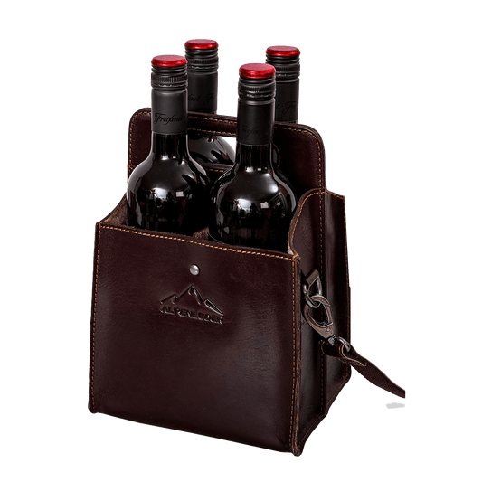 Getränketasche WEINVIERER, Farbe chocolate