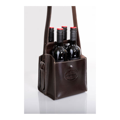 Getränketasche WEINVIERER, Farbe chocolate