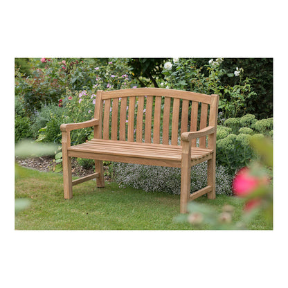 Teak-Gartenbank