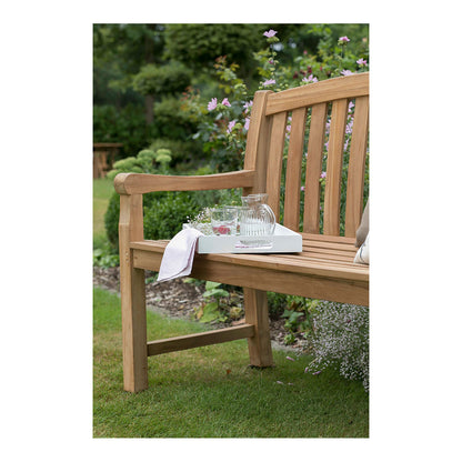 Teak-Gartenbank