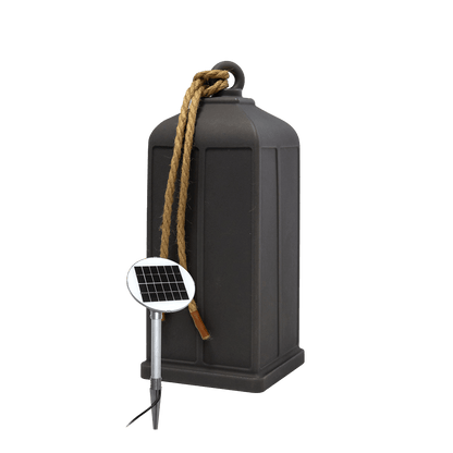 Leuchtende Laterne, Solar, anthrazit