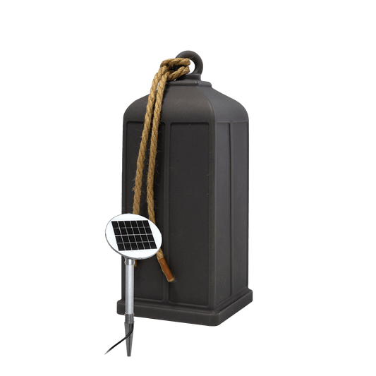 Leuchtende Laterne, Solar, anthrazit