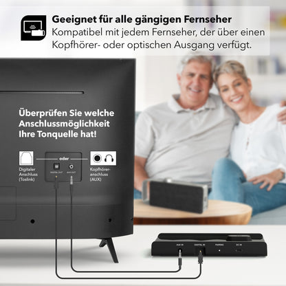 Tragbarer TV-Sprachverstärker Oskar