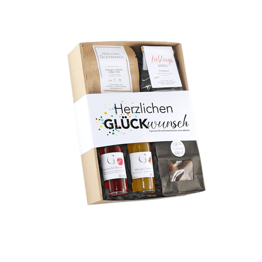 Geschenk-Set: Herzlichen Glückwunsch