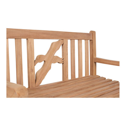 Teak-Gartenbank Möwe
