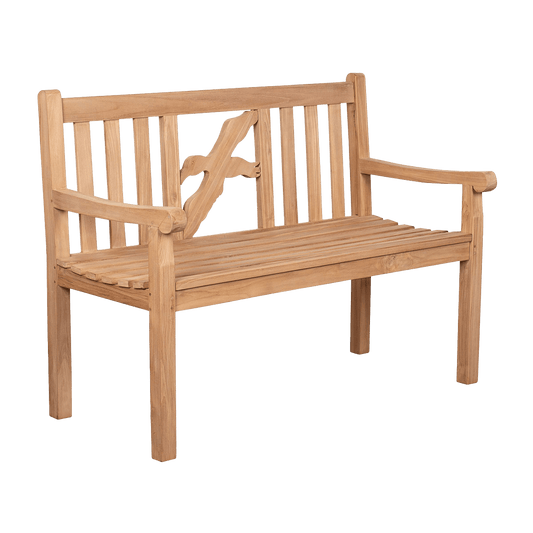 Teak-Gartenbank Möwe