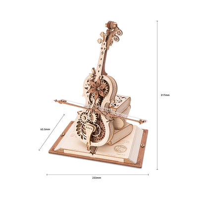 3D Holzpuzzle – Magic Cello