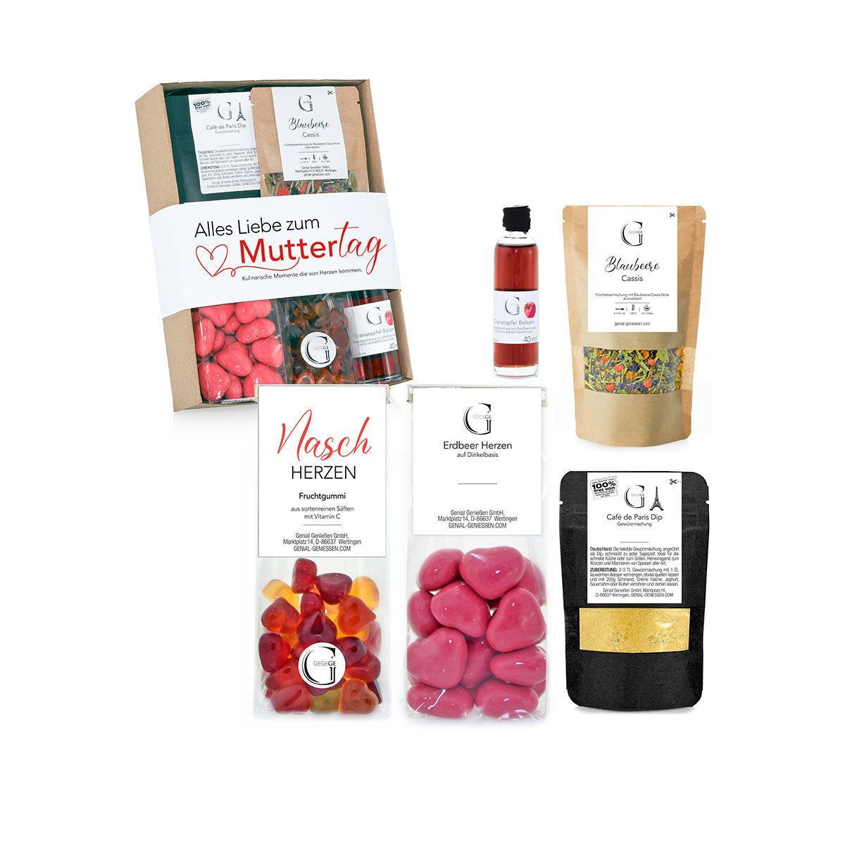 Geschenk-Set Alles Liebe zum Muttertag S