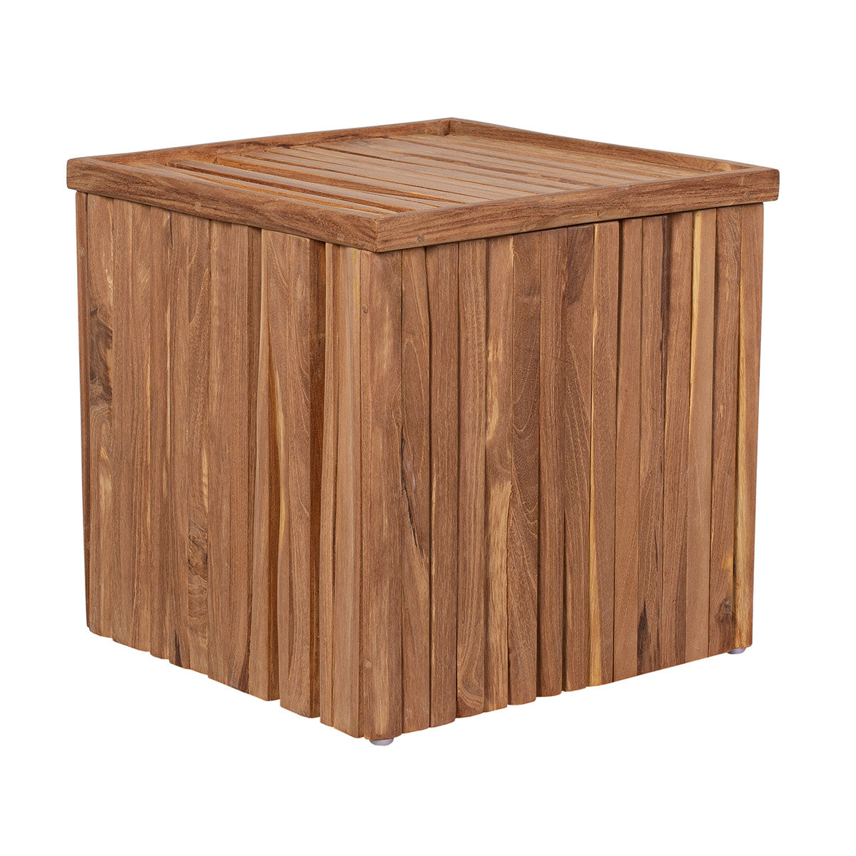 Teak-Box / -Hocker, inkl. Kissenauflage