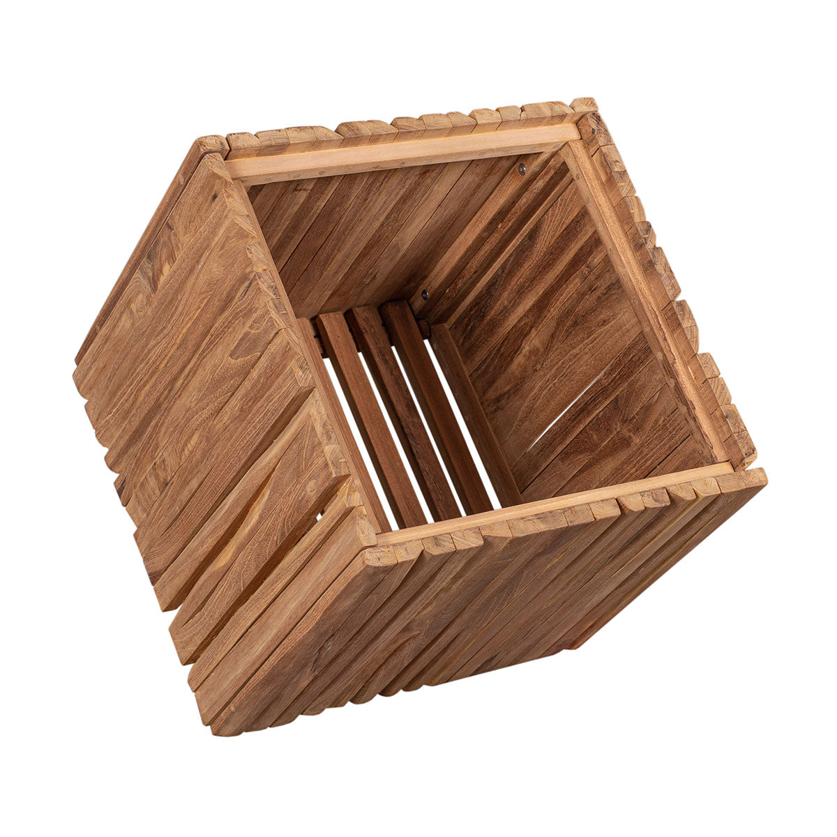 Teak-Box / -Hocker, inkl. Kissenauflage