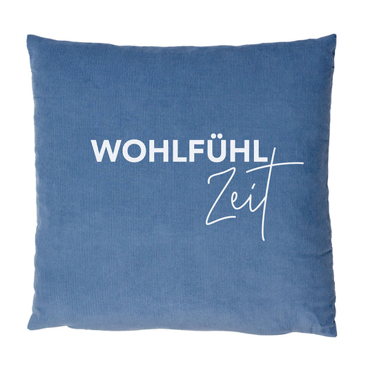 Feincord Zirbenkissen, jeans 30 x 30 cm