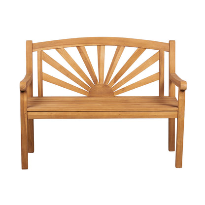 Teak-Gartenbank Sonne