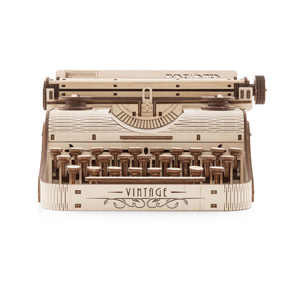 3D-Holzpuzzle Schreibmaschine