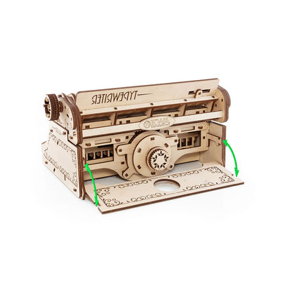 3D-Holzpuzzle Schreibmaschine