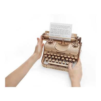 3D-Holzpuzzle Schreibmaschine