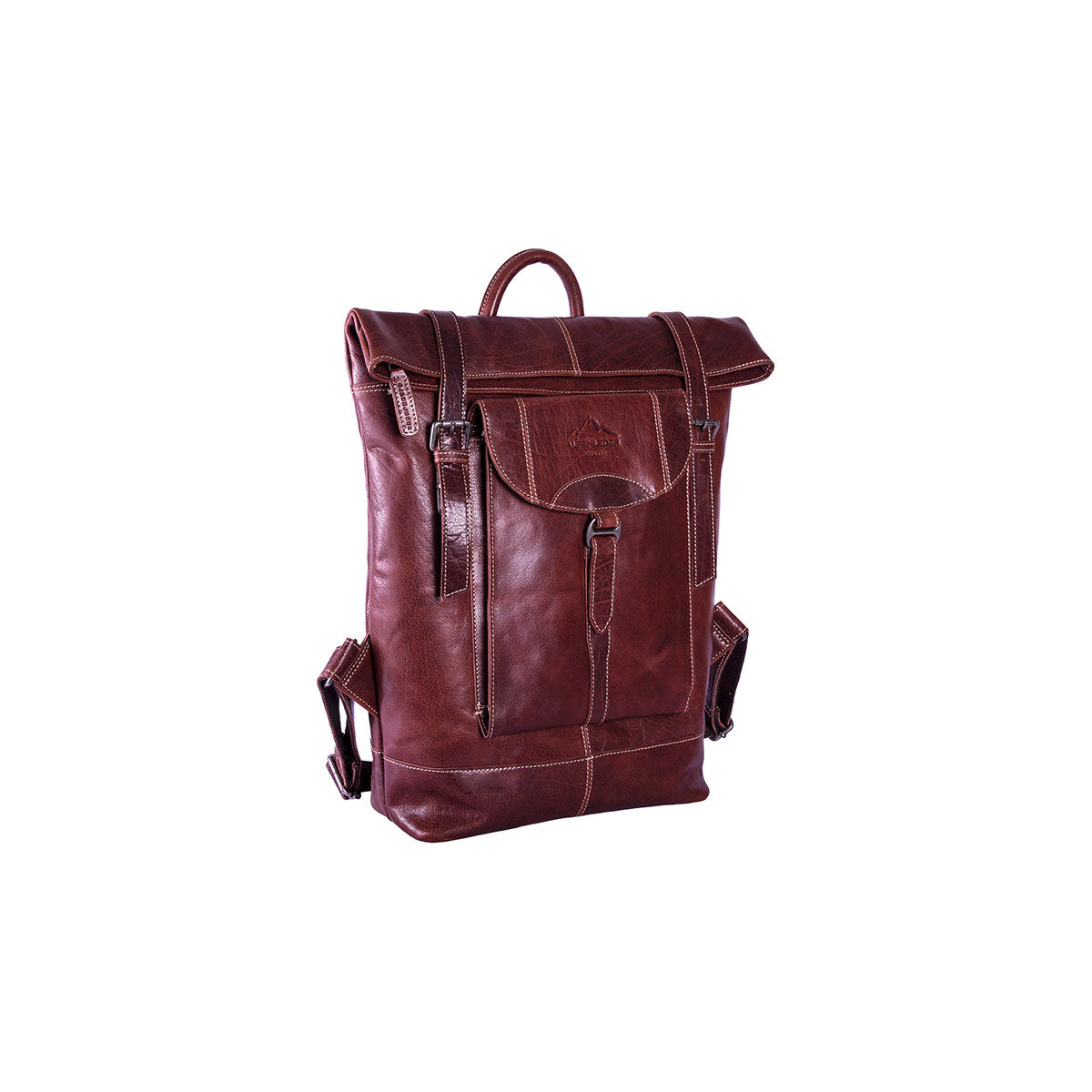 Kurierrucksack MOUNTAINSIDE, aus Büffelleder