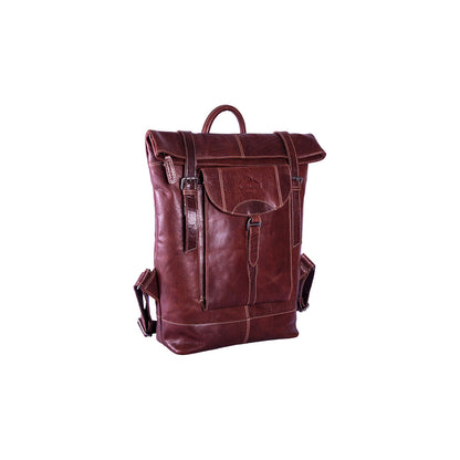 Kurierrucksack MOUNTAINSIDE, aus Büffelleder