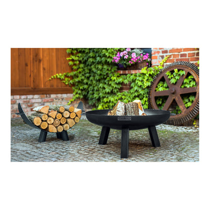 Feuerschale Connecticut rund mit Griffen – Ø 60 cm