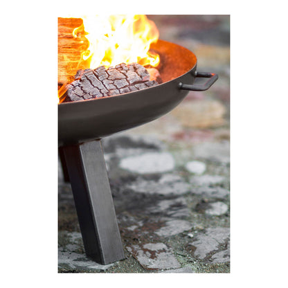 Feuerschale Connecticut rund mit Griffen – Ø 60 cm