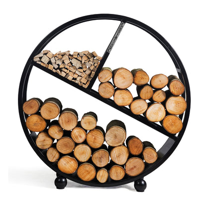 Kaminholzregal Kalifornien rund ‒ 80 cm